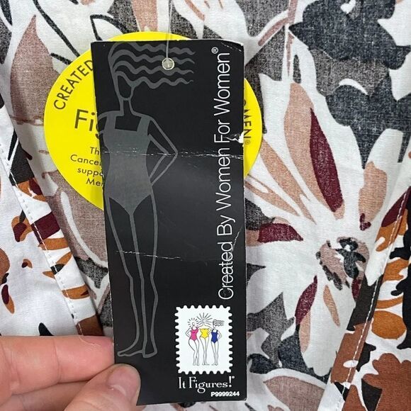 IT FIGURES Floral Swimsuit Cover Up - NWT's - Picture 6 of 6